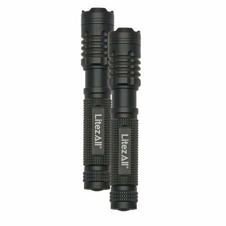 PROMIER PRODUCTS 120 Lumen Compact Tactical Flashlight 2 Pack LA-120x2-6/24
